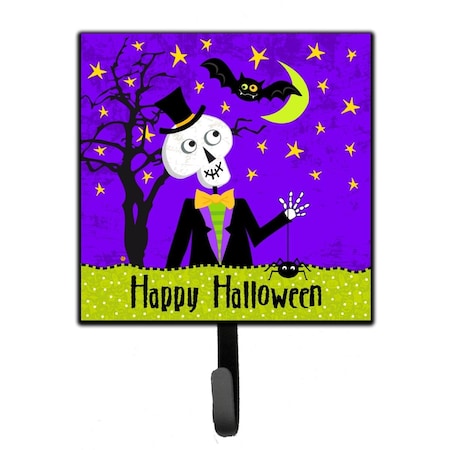 Carolines Treasures Happy Halloween Skeleton Leash or Key Holder VHA3014SH4